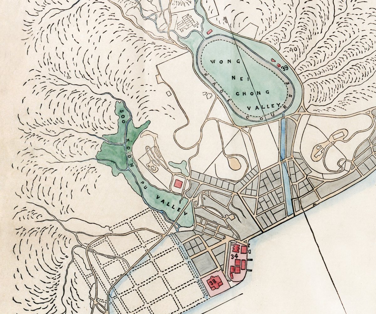1866香港島重製地圖拼圖 - Hong Kong Maper