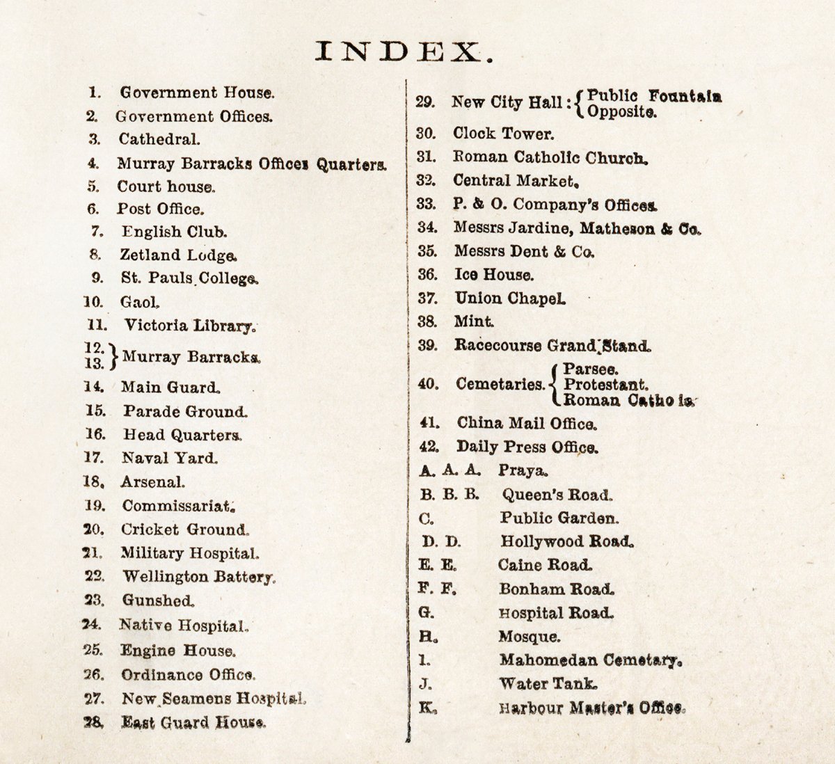 1866香港島重製地圖拼圖 - Hong Kong Maper