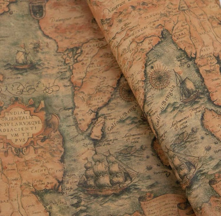 Beautiful map gift wrap - Hong Kong Maper