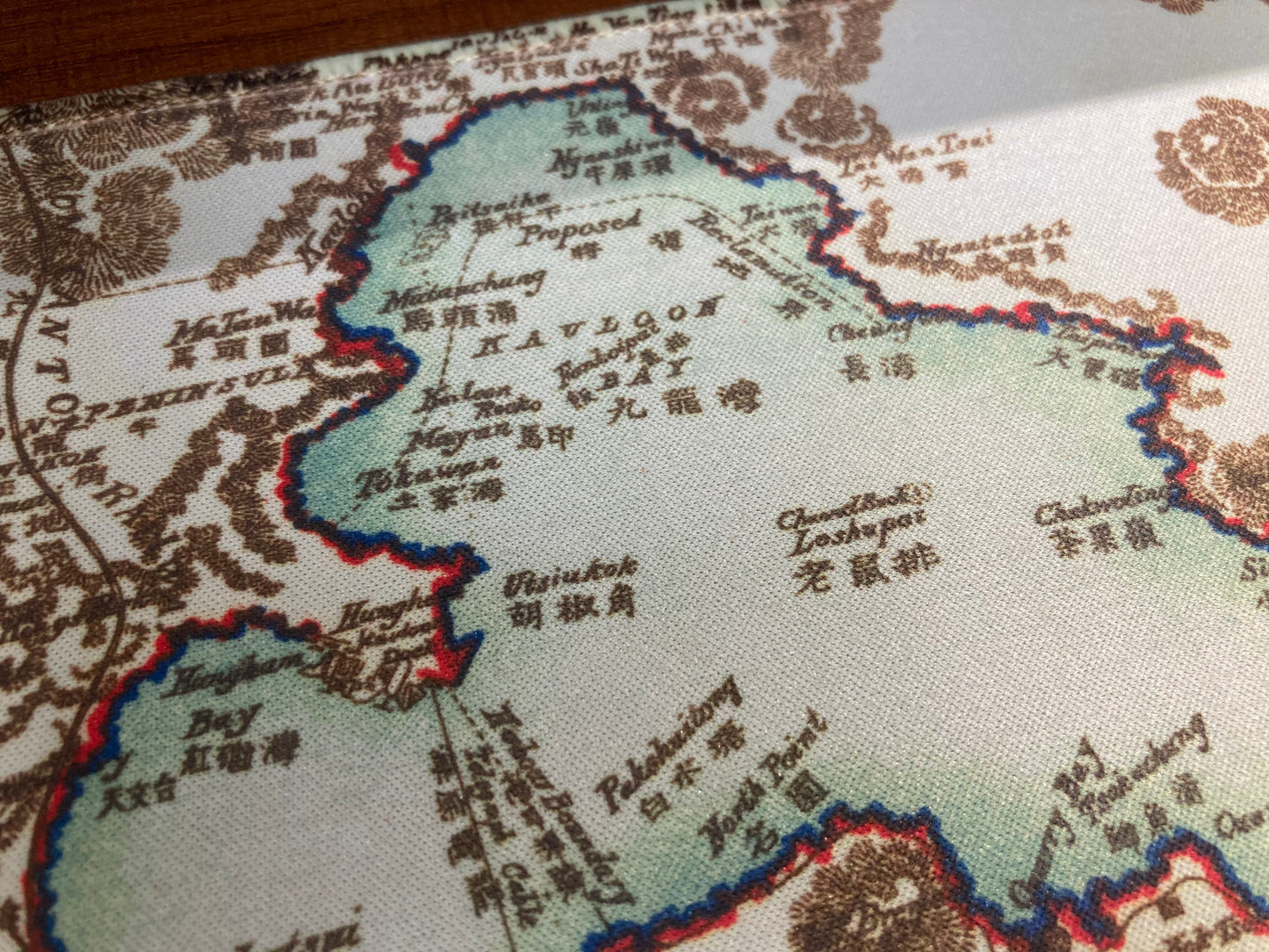 重製版1924年懷舊香港島九龍地圖款滑鼠墊