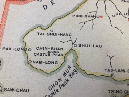 1909 Nostalgic Hong Kong Remake Map Mouse Pad