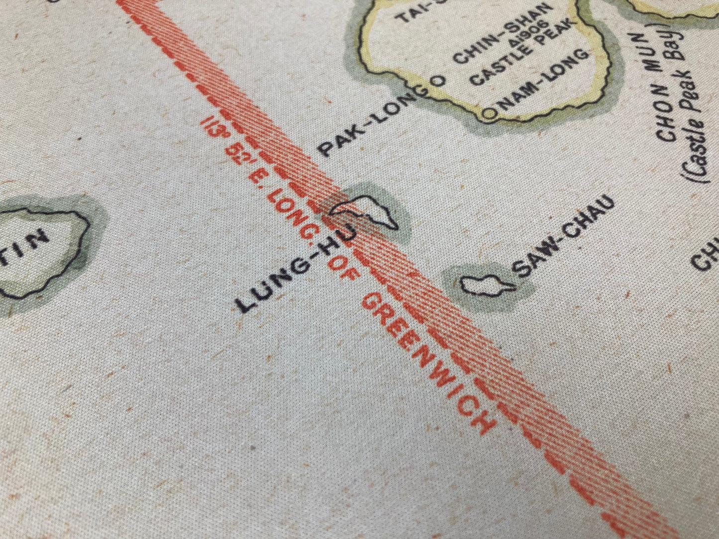 1909 Nostalgic Hong Kong Remake Map Mouse Pad