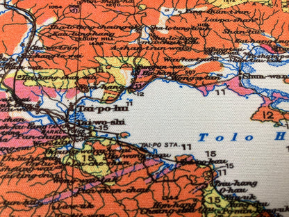 1932 Hong Kong Geological Remake Map Mouse Pad 