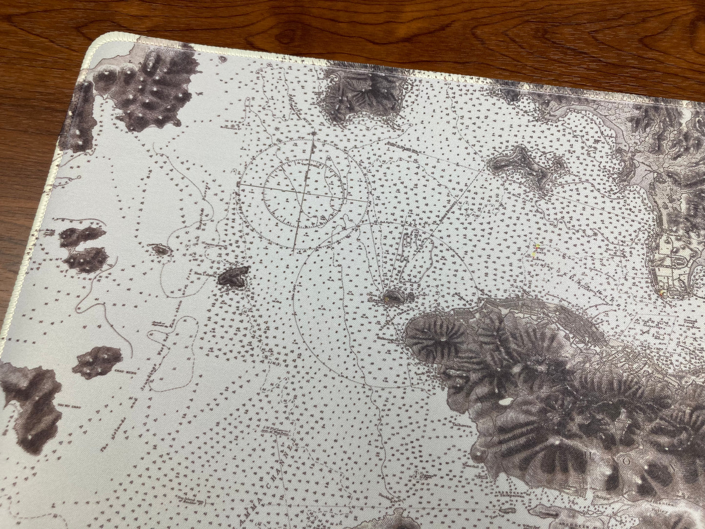 1843 Nostalgic Hong Kong Remake Map Mouse Pad 