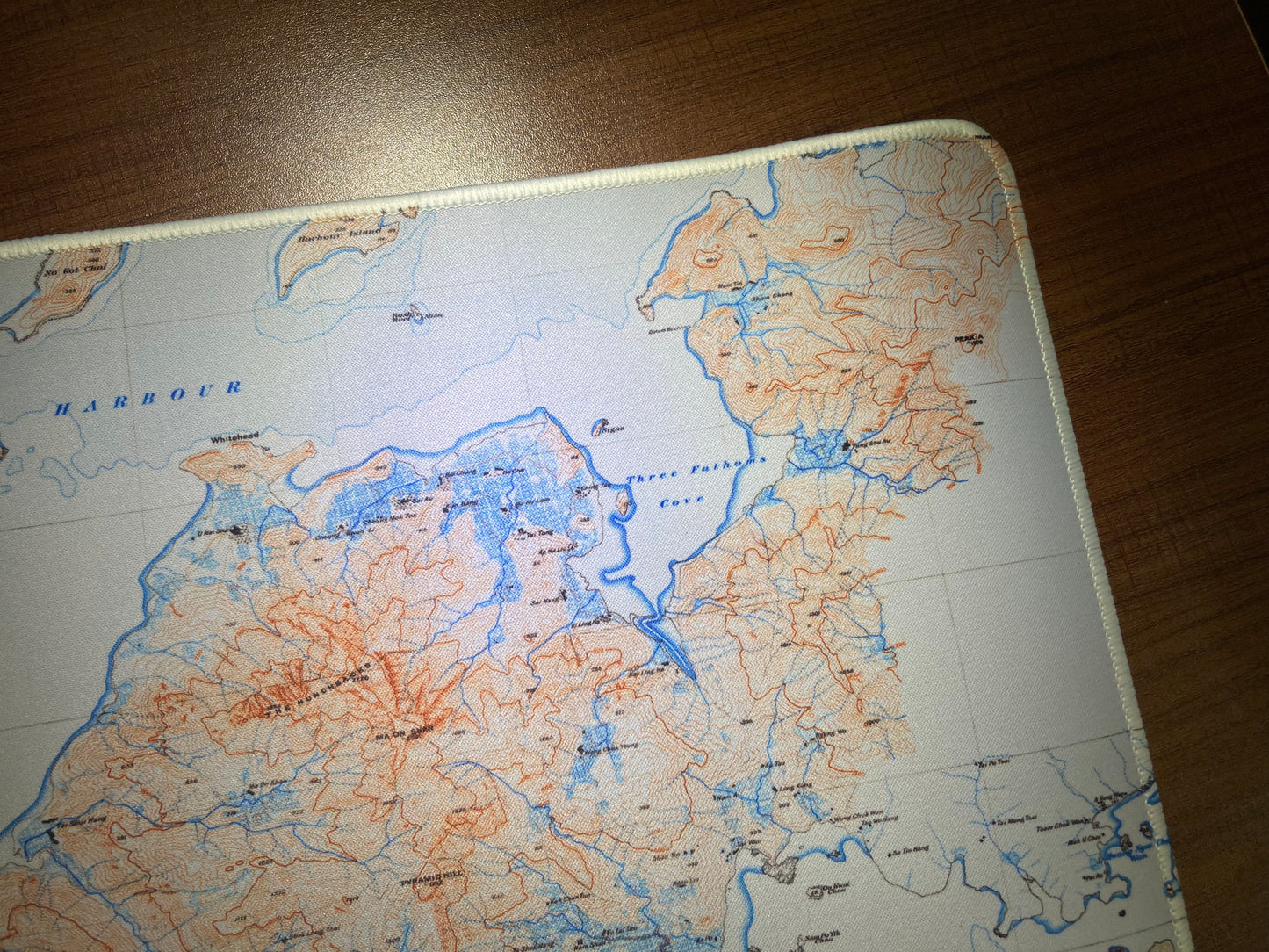 1913 New Territories Remake Map Mouse Pad