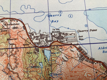 1945 Nostalgic Hong Kong Remake Map Mouse Pad