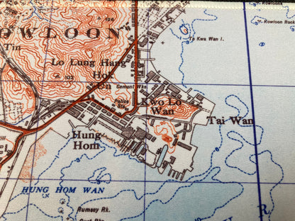 1945 Nostalgic Hong Kong Remake Map Mouse Pad