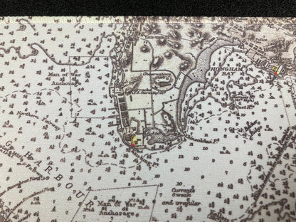 1843 Nostalgic Hong Kong Remake Map Mouse Pad 