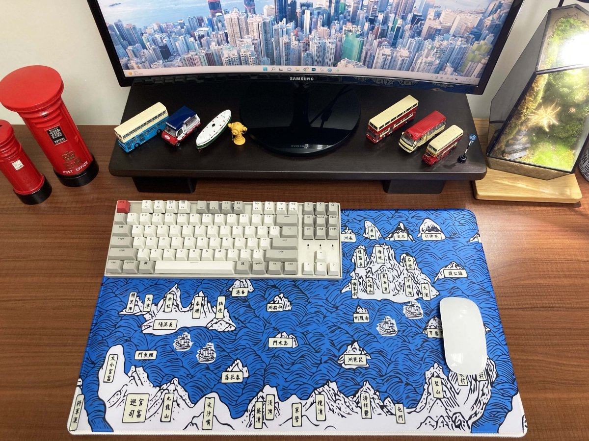 重製版1595年粵大記廣東沿海圖滑鼠墊 - Hong Kong Maper