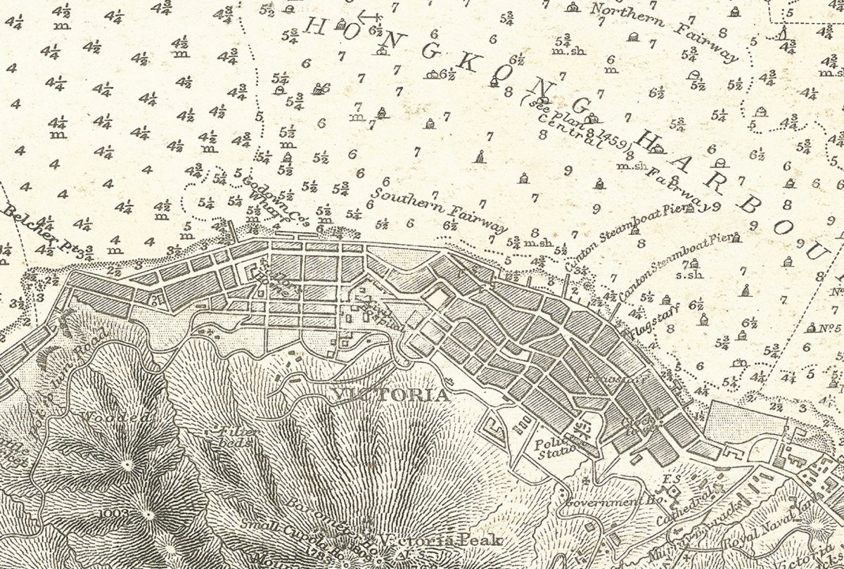 1843香港重製地圖拼圖 - Hong Kong Maper
