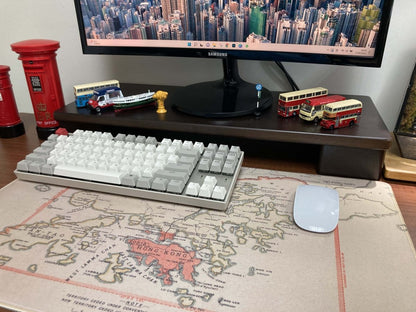 復刻版1909懷舊香港全境地圖款滑鼠墊 - Hong Kong Maper