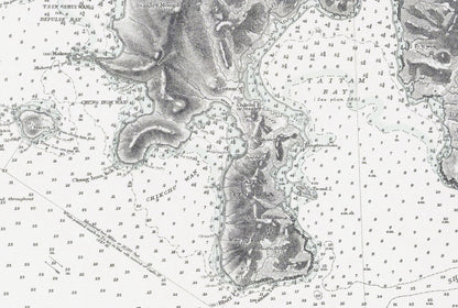 1953年香港島九龍復古油畫布重製舊地圖 - Hong Kong Maper