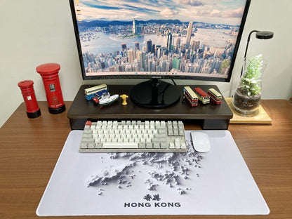 香港全境2D陰影地形地圖款滑鼠墊 - Hong Kong Maper